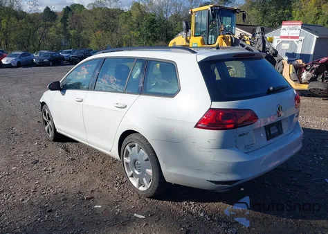 2017 Volkswagen Golf Sportwagen Tsi S from USA, damaged, VIN 3VW017AUXHM518579